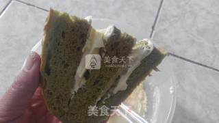 赶潮流的热门面包——抹茶奶酪包的做法步骤：10