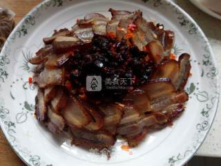 扣腊肉的做法步骤：8