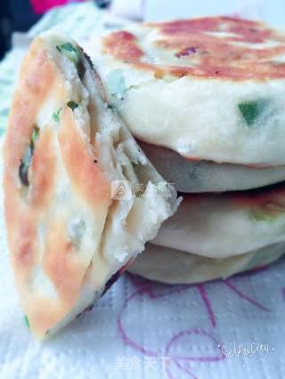 葱油烙饼的做法步骤：16