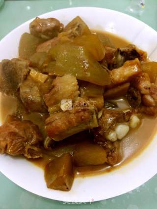 莴苣烧排骨的做法步骤：3