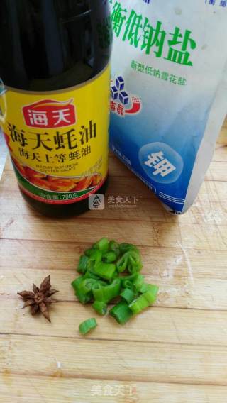 耗油杏鲍菇西兰花的做法步骤：2