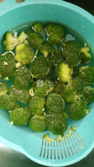 耗油杏鲍菇西兰花的做法步骤：3