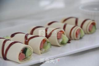 节后减肥食谱——缤纷千张卷的做法步骤：7