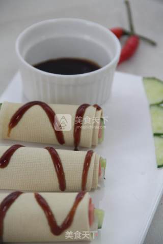 节后减肥食谱——缤纷千张卷的做法步骤：8
