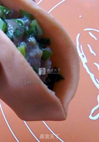 彩色柳叶饺子！的做法步骤：8