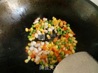节节高升之虾仁玉米粒的做法步骤：5