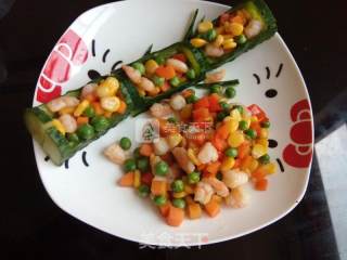 节节高升之虾仁玉米粒的做法步骤：6