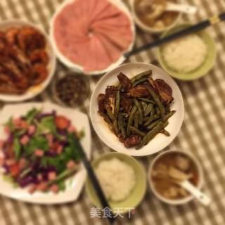 排骨炖豆角的做法步骤：7