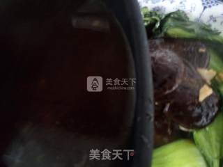 香菇烩小油菜的做法步骤：6