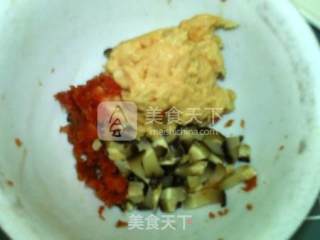 土司香菇鸡肉派的做法步骤：6
