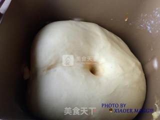 香葱芝士面包的做法步骤：3