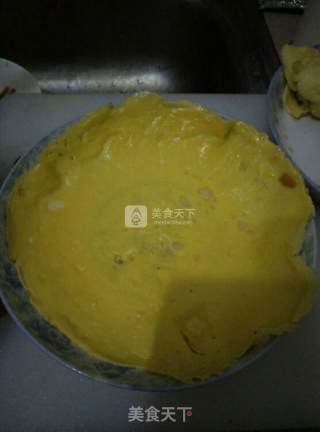 马蹄肉蛋卷的做法步骤：7