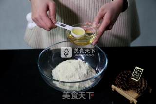 抹茶白巧克力夹心球饼干的做法步骤：3