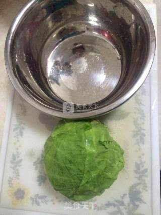 手撕包菜的做法步骤：1