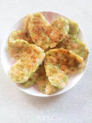 芹菜虾滑饼的做法步骤：4