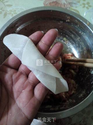 猪肉大葱馄饨的做法步骤：7