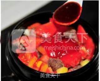 番茄炖牛腩——优康韩式料理的做法步骤：5