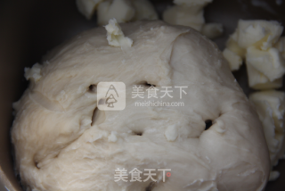 红豆面包卷的做法步骤：2
