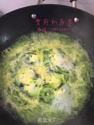 瓜丝蛋花汤的做法步骤：9