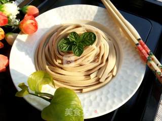 手擀莜面面条的做法步骤：6