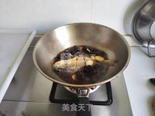等等午餐：木耳黄鱼，二米饭的做法步骤：9