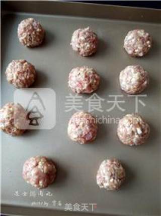 【沙茶美食】芝士焗肉丸的做法步骤：10