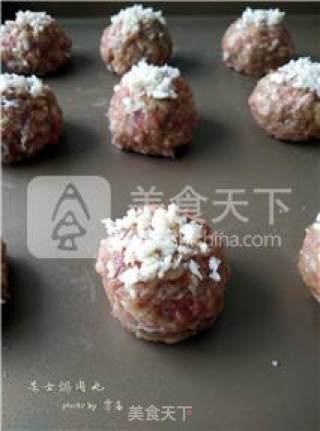 【沙茶美食】芝士焗肉丸的做法步骤：11
