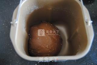 可可芝麻面包的做法步骤：2