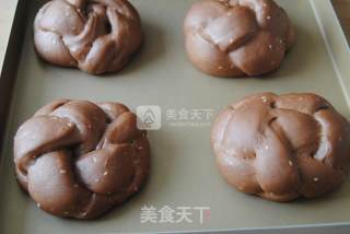 可可芝麻面包的做法步骤：12