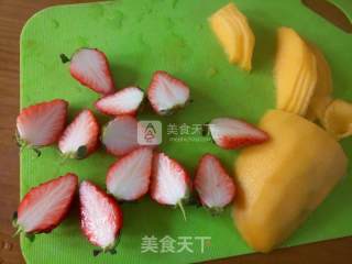 芒果花奶油蛋糕的做法步骤：15