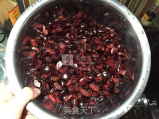 甜蜜蜜车厘子蓝莓酱的做法步骤：1