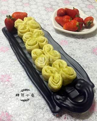 清香苦豆花卷的做法步骤：13