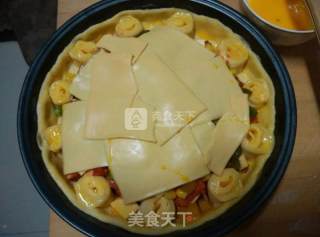 芝士鸡肉玉米披萨（9寸）的做法步骤：13