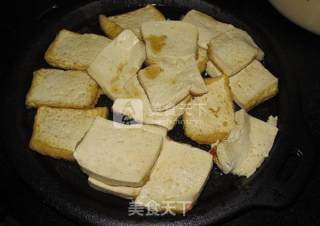 香煎豆腐的做法步骤：1