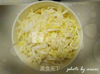 杏鲍菇拌白菜心的做法步骤：4