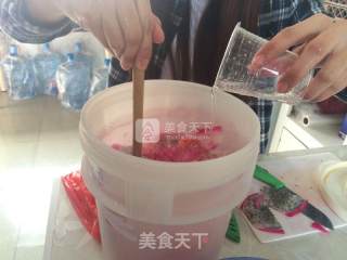圣女果火龙果酵素的做法步骤：7