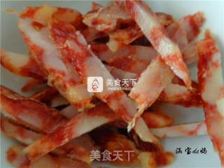 香菇腊肠炒面的做法步骤：4