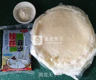 红豆沙春卷的做法步骤：1
