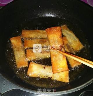 红豆沙春卷的做法步骤：12