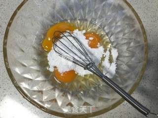 百香果玛德琳蛋糕的做法步骤：1