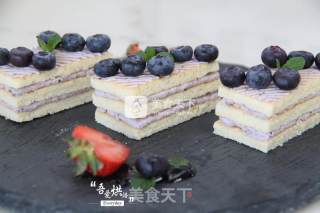优雅高贵的——蓝莓蛋糕的做法步骤：13