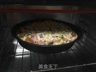 蘑菇培根披萨的做法步骤：17