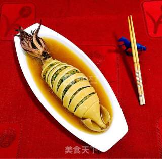 鱿肉相融的做法步骤：18