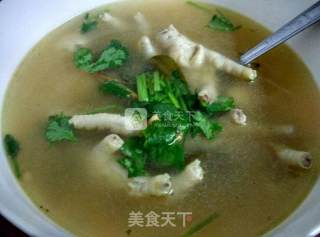 鸡爪酸辣汤的做法步骤：4