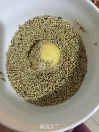 芝香红薯南瓜团的做法步骤：13