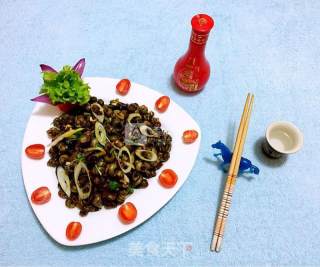 蒜蓉辣酱爆炒田螺的做法步骤：14