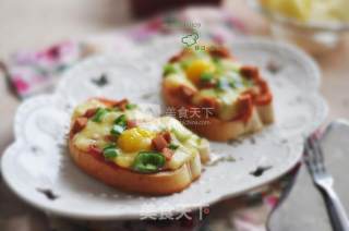 面包小披萨的做法步骤：8