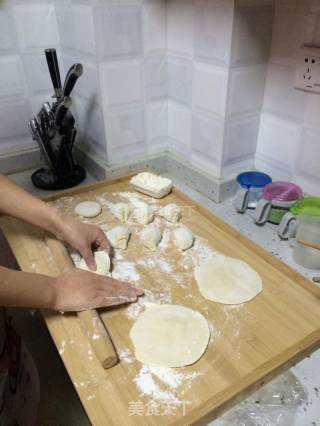 韭菜鸡蛋粉丝包的做法步骤：4