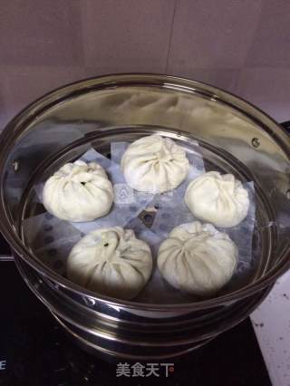 韭菜鸡蛋粉丝包的做法步骤：6