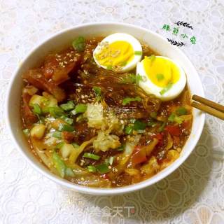 酸香麻辣粉的做法步骤：12